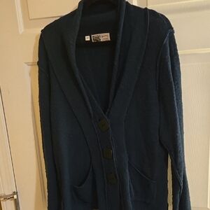 Habitat Deep Blue Women's Cardigan Sweater